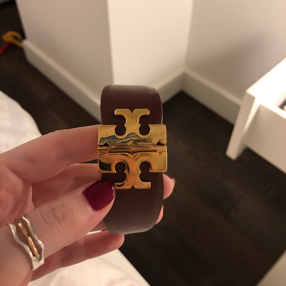 Tory Burch Leather Bracelet - never worn!